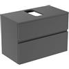 Ideal Standard Finesse mobile con top La: 80,2 A: 55,8 P: 44 cm, 2 scomparti estraibili, E3477Y2, Finesse [Mobili da Bagno > Mobili Lavabo]