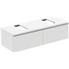 Ideal Standard Finesse mobile con top La: 140,2 A: 37,8 P: 50,5 cm, 2 scomparti estraibili, E3495Y1, Finesse [Mobili da Bagno > Mobili Lavabo]