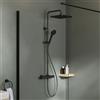 Ideal Standard Ceratherm T25 colonna doccia con termostatico, A8532XG, Ceratherm T25+ silk black [Rubinetteria Bagno > Colonne Doccia]