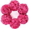 DuHouse Fiori artificiali di ortensia in seta più grandi con stelo, fiori finti di ortensia per matrimoni, casa, giardino, centrotavola, confezione da 6(fucsia)