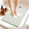 Joyhalo Tappetini da doccia antiscivolo per anziani, 61 x 43 cm, tappetino da bagno antiscivolo per doccia interna, tappetini per vasca da bagno antiscivolo per doccia, tappetini da bagno in luffa in