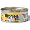 Monge natural pezzetti di tonno e petto di pollo con mais 80gr