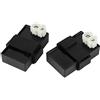 Bediffer Modulo CDI, Accensione CDI ABS 2 Pezzi, Accenditore Scatola CDI Adatto per XL 600 V Transalp MS8 1989-1996 e XRV 650 Africa Twin 1988-1990,accensione elettronica