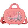 Enso Bonjour Borsa da toilette adattabile con tracolla Corallo 29x21x15 cm ABS rigido 9,14 L 2,52 kg