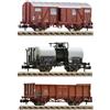 FLEISCHMANN 880909 FS Set tre carri merci Italiane Scala N 1/160