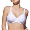 Selene, Reggiseno Contenitivo Donna con Fascia Alta Comfort e Ferretto, Senza Imbottitura, Inserti in Tessuto Traspirante, Collezione Renata, Colore Bianco, Taglia 5C