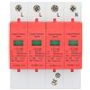 LiebeWH Scaricatore di Sovrattensione 4P 30kA-65kA 385v Protezione Contro le Sovratensioni Trifase Scaricatore a Risposta Rapida Scaricatore Trifase Quattro Fili per Protezione Contro Fulmini