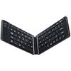 Bewinner Tastiera Bluetooth Pieghevole, Mini Tastiera Wireless Multi-Dispositivo BT3.0, Tastiera Pieghevole Portatile Wireless Ultra Sottile di Dimensioni Compatte, Batteria da 120 mAh(Nero)