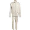 adidas Uomo SPORTSWEAR BASIC 3 STRIPES FLEECE TRACKSUIT, Wonder Alumina, XXL Short