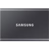 Samsung T7 Portable SSD - 2 TB - USB 3.2 Gen.2 External SSD Titanium Grey (MU-PC2T0T/WW)