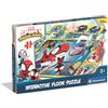 Clementoni - Puzzle Interattivo da Pavimento Marvel Spidey and his Amazing Friends, 24 Pezzi, per Bambini 3+ Anni, Quiz con Penna Interattiva, Idea Regalo, Made in Italy, 62x42 cm, 16686
