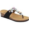 SCHOLL SHOES Palau Flip-Flop Donna Nero/Multi 36 Dr.Scholl
