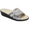 SCHOLL SHOES Ledel Printed Argento Tg.37 Scholl