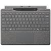 Microsoft OUTLET - Surface Pro Signature Keyboard w/ Slim Pen 2 Touchpad + Penna Docking Cover Port per Surface colore Platino - 8X6-00223 - Ricondizionato