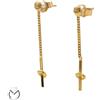 Orecchini oro giallo 18 kt 750 pendenti -438/VE-