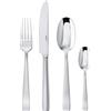 Sambonet 62512-81 Flat-Set di Posate da Tavola Monoblocco in Acciaio Inox 18/10, per 6 Persone, 24 Pezzi: 6 forchette, 6 cucchiai, 6 coltelli, 6 cucchiaini da tè