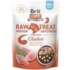 BRIT Care Raw Treat Freeze Dried Indoor Antistress 40 g Bocconcini di pollo liofilizzato con probiotici per gatti