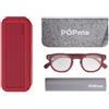 L10 Srl Glasses Cherry Red +3 Popme