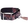Ferribiella Spa Ferribiella Collare Martingala per Cani Kami Collection Regolabile Nero, s-38x24-37cm