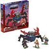 Mega Brands MEGA Masters of the Universe - Personaggio She-Ra contro Hordak e Monstroid, veicolo d'attacco da costruzione con 306 Pezzi, Giocattolo per Bambini 8+ Anni, HFF27