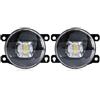 WTXXGQ Fendinebbia Anteriori Per Citroen Per Jumpy Per C-Crosser Per C4 Per Picasso C3 C5 C6 DS4 DS5 DS3 LED Fendinebbia Lampada 8000LM 30W 12V Impermeabile Faro Fendinebbia(Bianco)