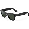 Ray-Ban Meta Wayfarer, Nero opaco, Da trasparenti a verde grafite Transitions®