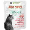 ALMO NATURE 1 x 50 g Almo Nature HFC Urinary Help Cibo Alimento Umido Monoproteico per Vie Urinarie Gatti Adulti con Filetto di Pollo e Mirtilli Rossi Gluten Free