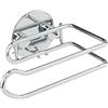 Wenko 18774100 Turbo-Loc Porta Rotolo Bagno, Fissaggio Senza Trapano, Acciaio, 9 x 6 x 14 cm, Cromo