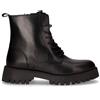 FRAU FX Anfibio In Pelle Con Zip Nero - Donna - Nero