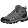 Lico Manaslu High, Stivali da Trekking Unisex-Adulto, Grigio Nero Turchese, 39 EU