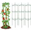 VEVOR Gabbie per Pomodori da Giardino 6 Pacchetti, Supporto per Pomodori 121,92cm, Gabbia Sostegno per Piante Alte Impilabile, per Aiuole Rialzate, Verdure, Fiori Piante Rampicanti da Giardino Orto