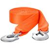 VEVOR Cinghia di Traino per ATV con Ganci, 50,8 mm x 6,1 m Capacità di 7711 kg Corda di Recupero Resistente con Ganci di Sicurezza per Camion e Veicoli, Accessorio di Traino per l'Assistenza Stradale