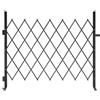VEVOR Cancello di Sicurezza Pieghevole Singolo 1800 x 1610 mm Cancello a Forbice Bloccabile in Acciaio per Esterni, con Ruote Girevoli a 360° per Sicurezza di Ingressi, Garage, Magazzini e Piscine