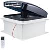 VEVOR Ventilatore di Sfiato per Camper da 35,6 cm 12 V Potente Ventilatore Reversibile a 10 Velocità con Copertura Antipioggia Integrata, Coperchio Superiore Elettrico, Pala del Ventilatore da 30,5 cm