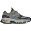 Skechers Skech-Air Sleek Envoy, Scarpe da Escursionismo Uomo, Green Leather/Synthetic/Textile/Black Trim, 43 EU