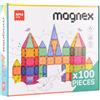 APLI Kids 20138 - Magnex Magnetic Building Set 100 Pezzi| Set 3D per Bambini 3+| Schede Geometriche Imantate Colorate | Giocattolo Educativo Steam per Creatività e Sviluppo Cognitivo