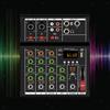 Mixer audio da studio Scheda audio riverbero a 4 canali per concerti di DJ