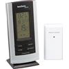 techno line WS 9180 Stazione Meteo, Argento/Nero