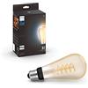 Philips Hue White Ambiance Filament ST72, Lampadina a Filamento Connessa, con Bluetooth, Attacco E27, Dimmerabile, 7 W, Luce Bianca da Calda a Fredda