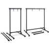 Stagg GOS-0828 Supporto professionale per gong in metallo con 2 tubi trasversali intercambiabili per la regolazione della lunghezza