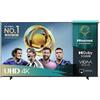 Hisense Smart TV 85" 4K Ultra HD LED Vidaa AI 4K Upscaler Classe E Nero 85A69Q HISENSE