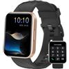 Smartwatch Uomo Donna Chiamate Bluetooth Smart Watch Con Contapassi Cardiofreque