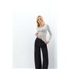 Intimissimi Maglia Manica Lunga Ultralight Con Cashmere E Scollo A Barchetta Grigio