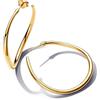 PANDORA Essence Orecchini a cerchio placcati in oro 14k
