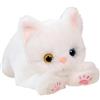 Generic Adorabile Bambola di Peluche a Forma di Gatto per Decorazioni per La Casa E Coccole, Bianco