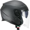 Cgm Casco Moto Jet CGM 136C RNA PRO Carbon Nero opaco