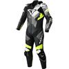 Macna Tuta Moto 1pz Macna Ignite Nero fluo Giallo Bianco