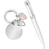 Morellato Penna e Portachiavi Donna in Acciaio, Special Pack, Collezione Lucky, Idea Regalo, Cuore - SD7178