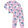 Disney Set Pigiama lungo in pile Lilo e Stitch con Stitch e Angel per bambine, colore rosa, rosa, 13-14 Years