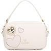 Braccialini Borsa a Spalla Donna Linea Jinny Mix firmata Beige